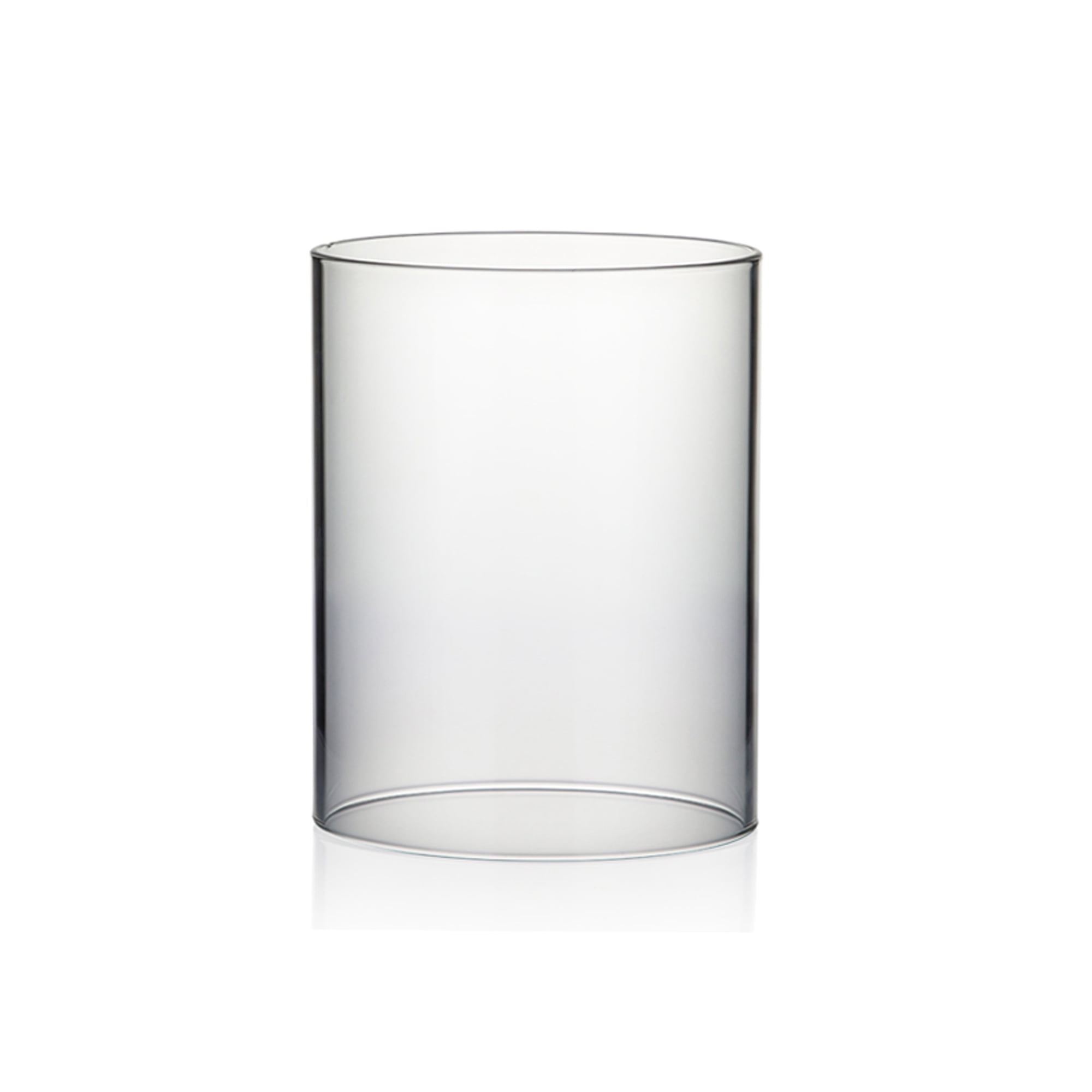 WGV Clear Hurricane Candle Shade Chimney Tube - 5" Wide x 6" Height, Good quality, Heavy Weighted Base - 1 Pc