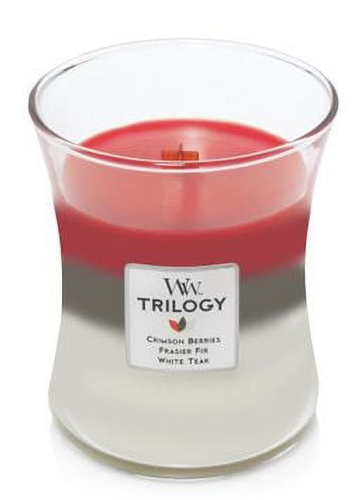 WINTER GARLAND WoodWick Trilogy 10 oz Scented Jar Candles - 3 in One