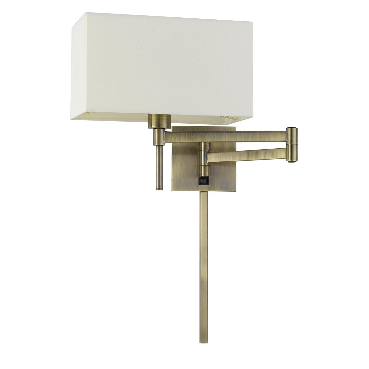 Cal Lighting Robson Wall Swing Arm Reading Lamp
