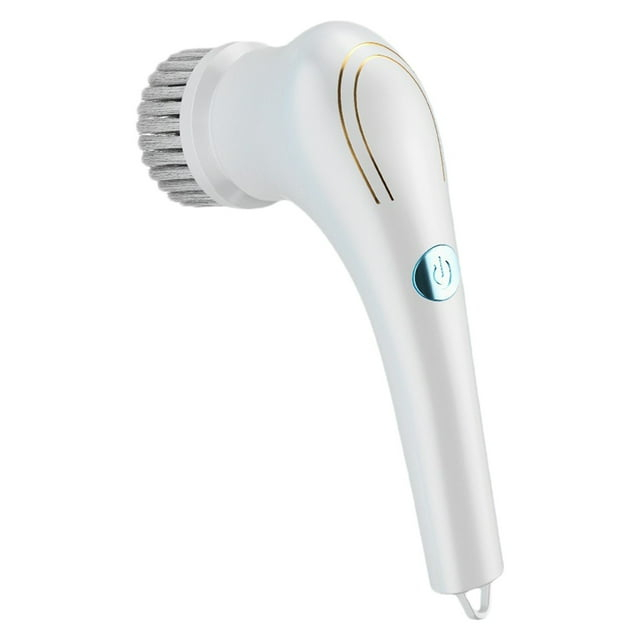 WYQLFSB Cordless Electric Spin Scrubberwith 5 Replaceable Heads Multifunctional Automatic Telescopic Handheld Cordless Clean Brush Smart Floor Scrubber Mop Electric Cleaning Brush