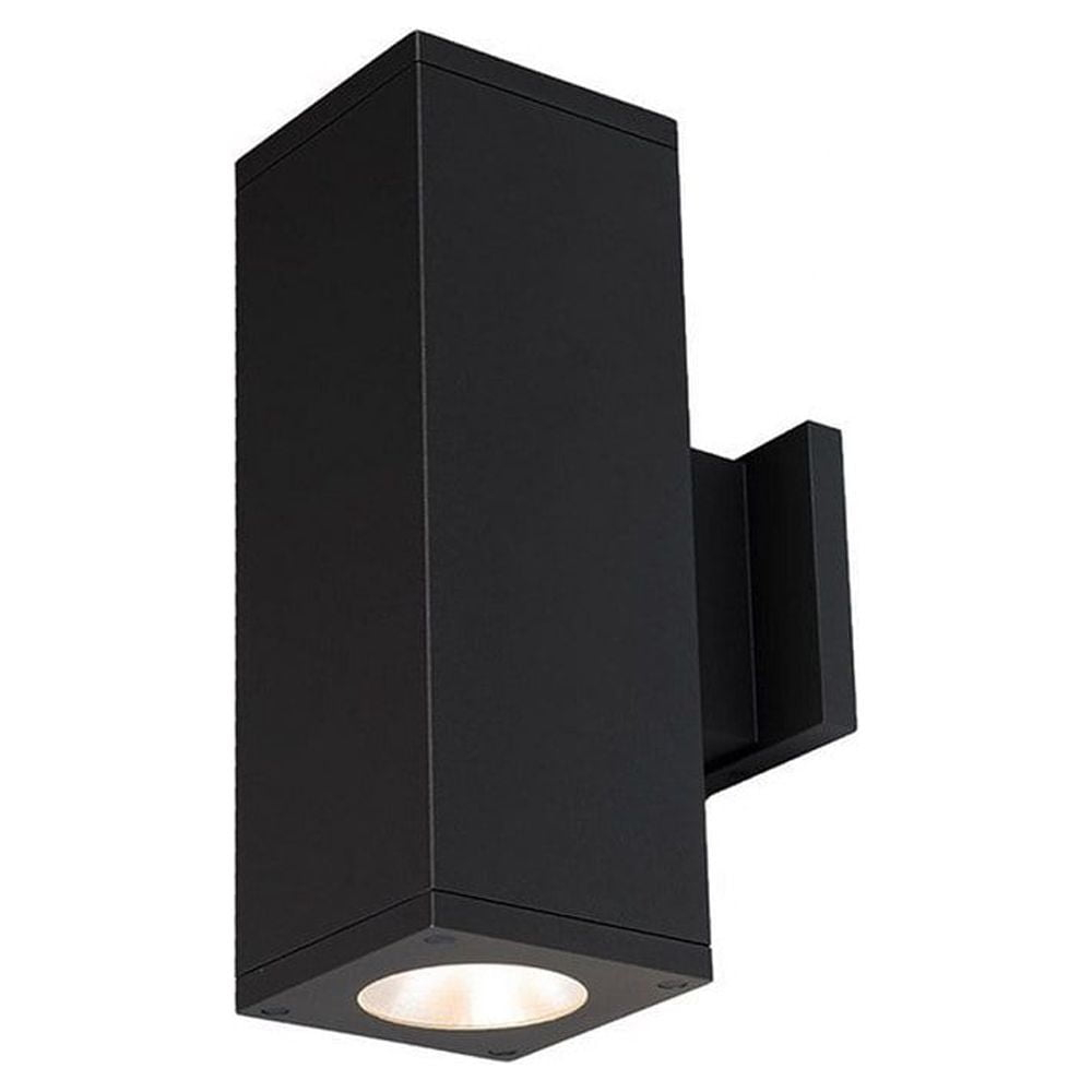 Wac Lighting Dc-Wd05-Fb Cube Architectural 2 Light 13" Tall Led Outdoor Wall Sconce -