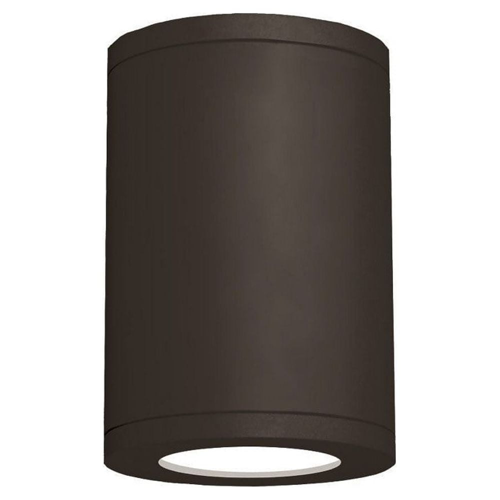 Wac Lighting Ds-Cd05-F Tube Architectural 7" Tall Led Outdoor Flush Mount Ceiling Fixture