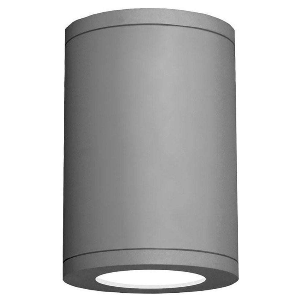 Wac Lighting Ds-Cd05-F Tube Architectural 7" Tall Led Outdoor Flush Mount Ceiling Fixture