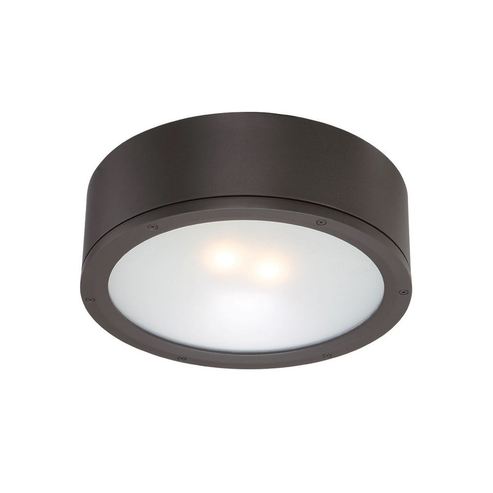 Tube Glass Flush Mount