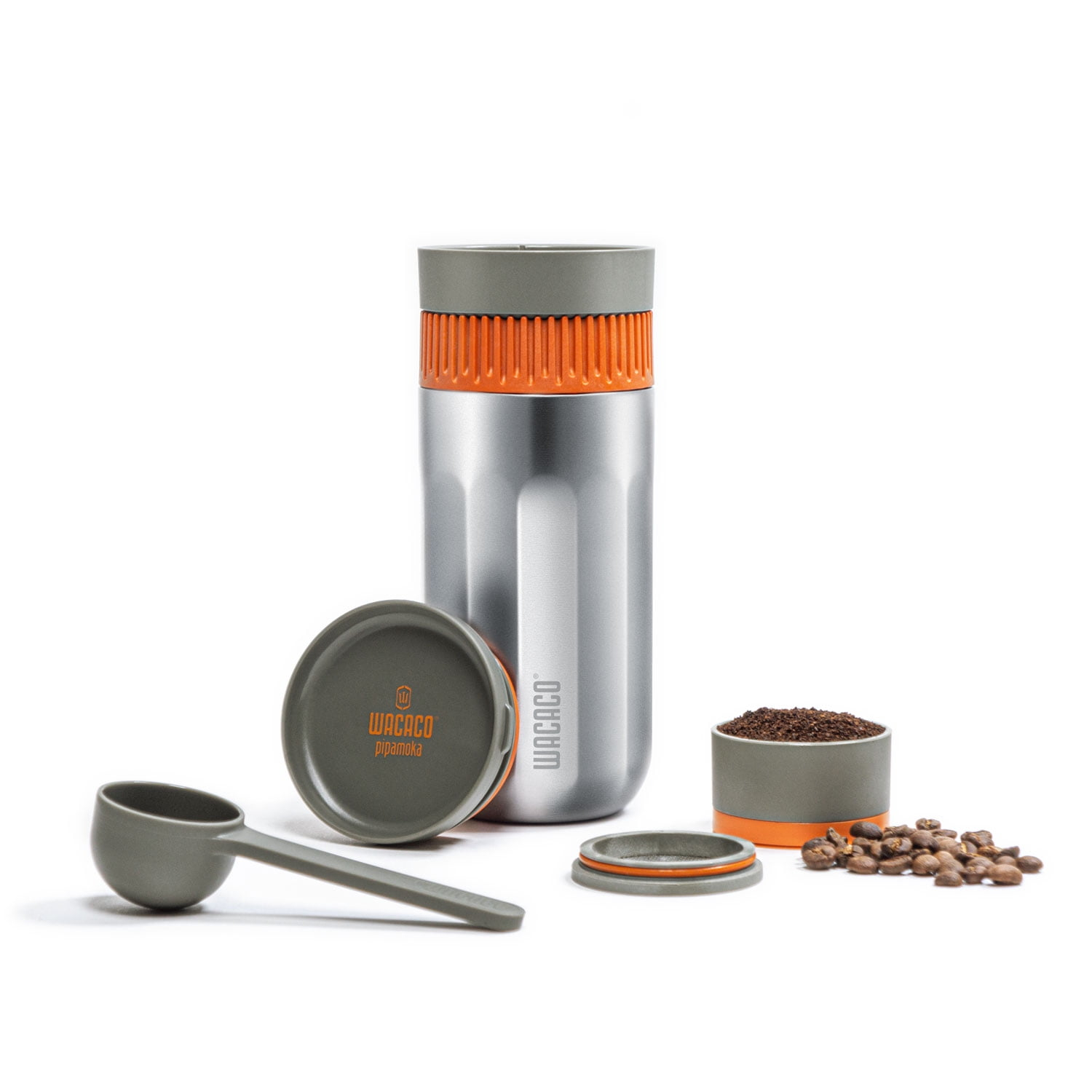 Wacaco Vacuum Pressured Single Serve Stainless Steel Mug Coffee Maker