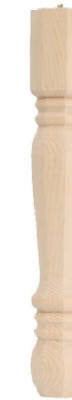 Waddell 6 in. H Traditional Pine Table Leg