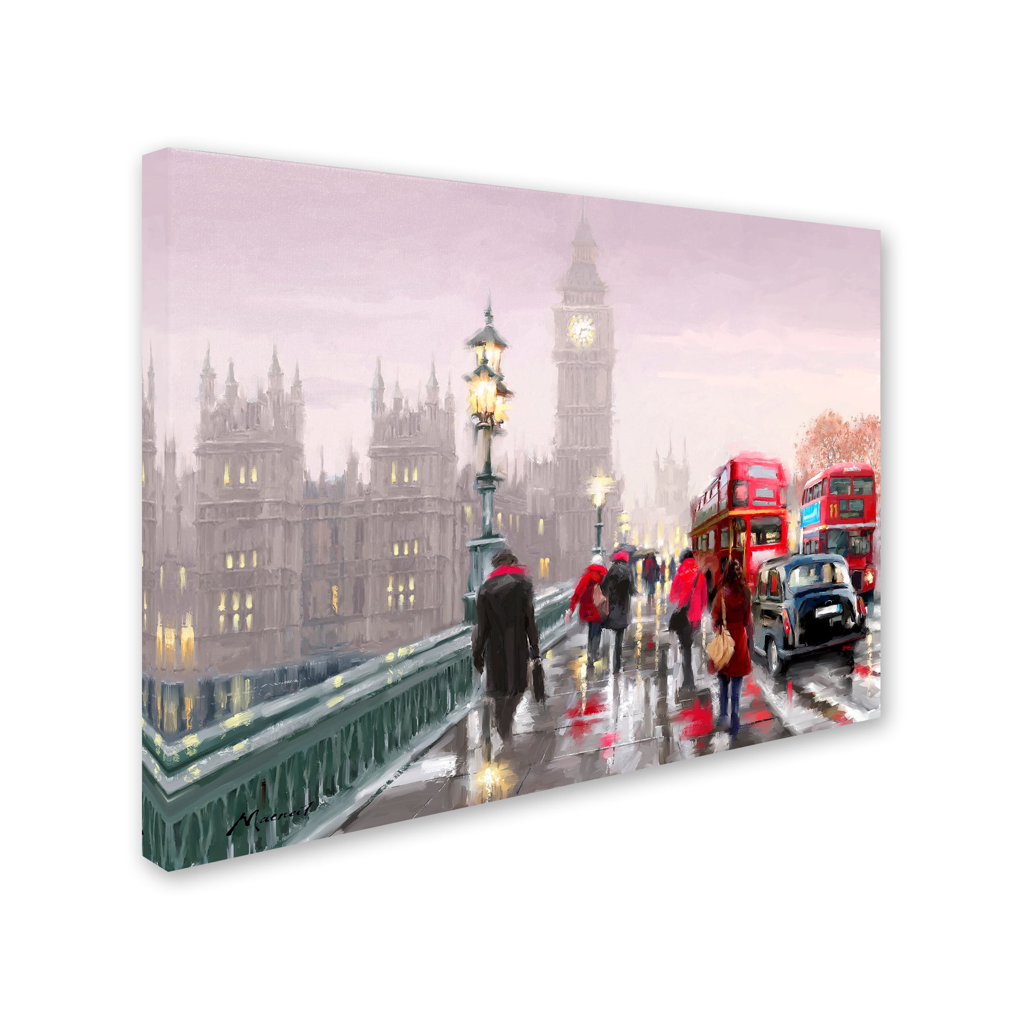 Trademark Fine Art -The Macneil Studio 'Westminster Bridge' Canvas Art - 18''x24''