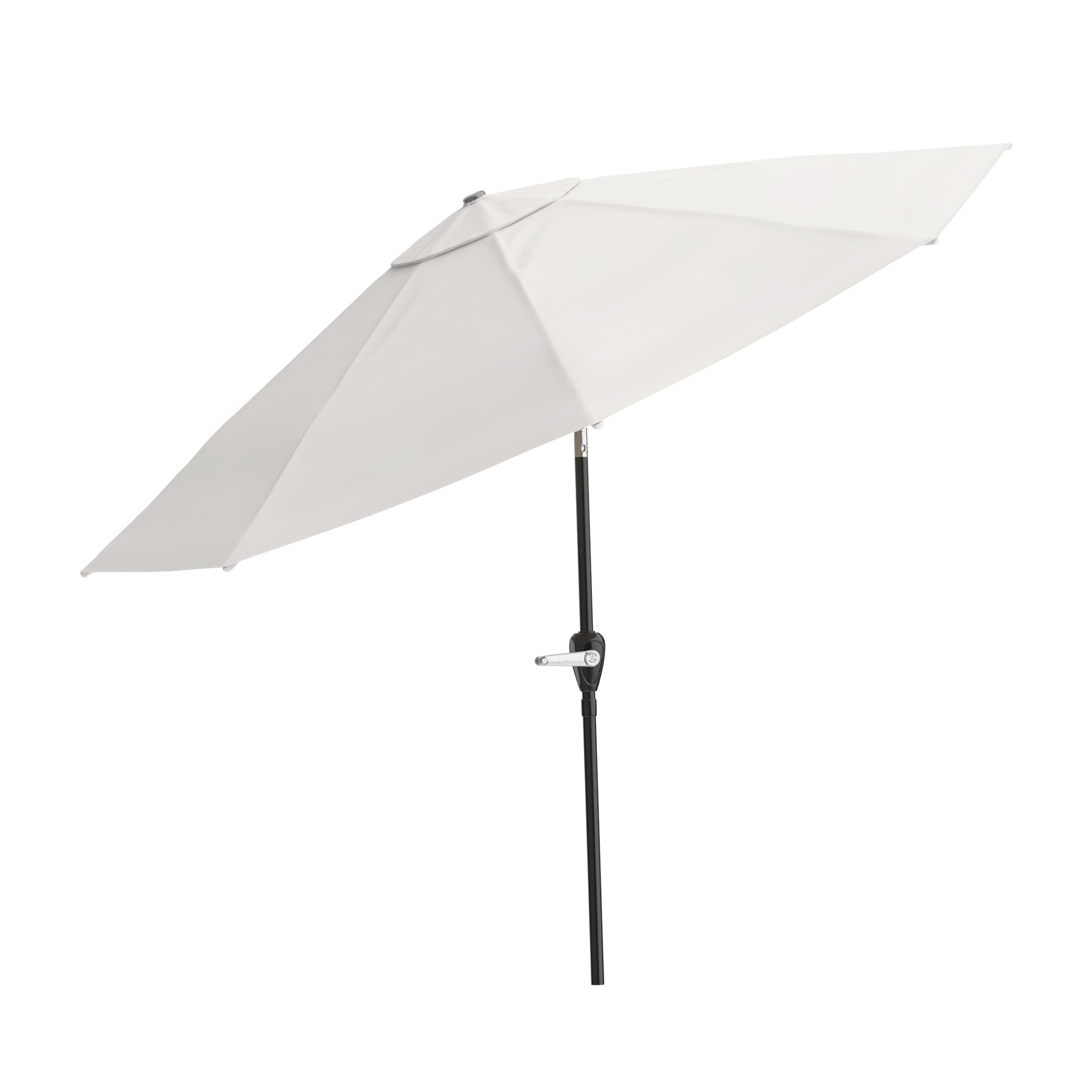 Pure Garden 10FT Patio Umbrella with Auto Tilt and Vented Canopy (Tan)