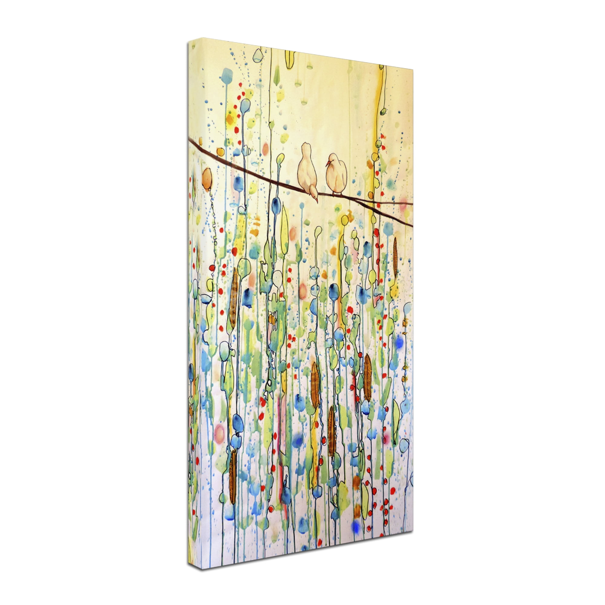 Trademark Fine Art -Sylvie Demers 'Toi Et Moi' Canvas Art - 24''x47''