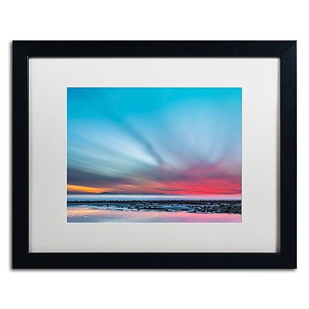 Chris Moyer 'Last Light' Matted Framed Art