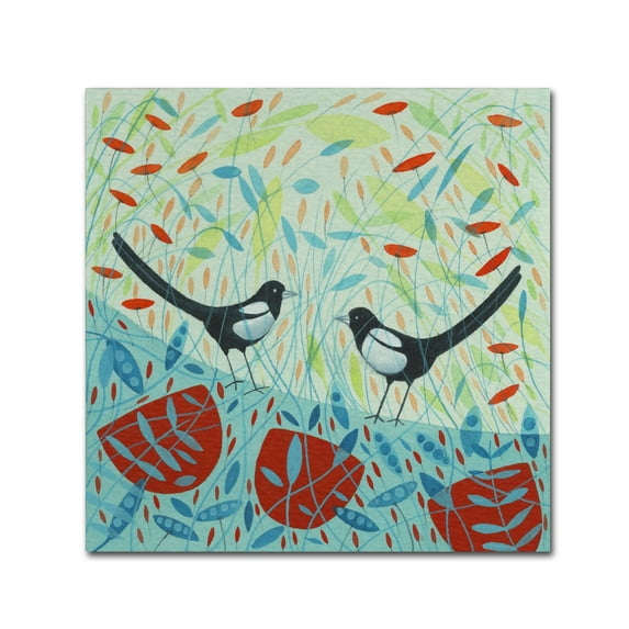Michelle Campbell 'Magpies' Canvas Art
