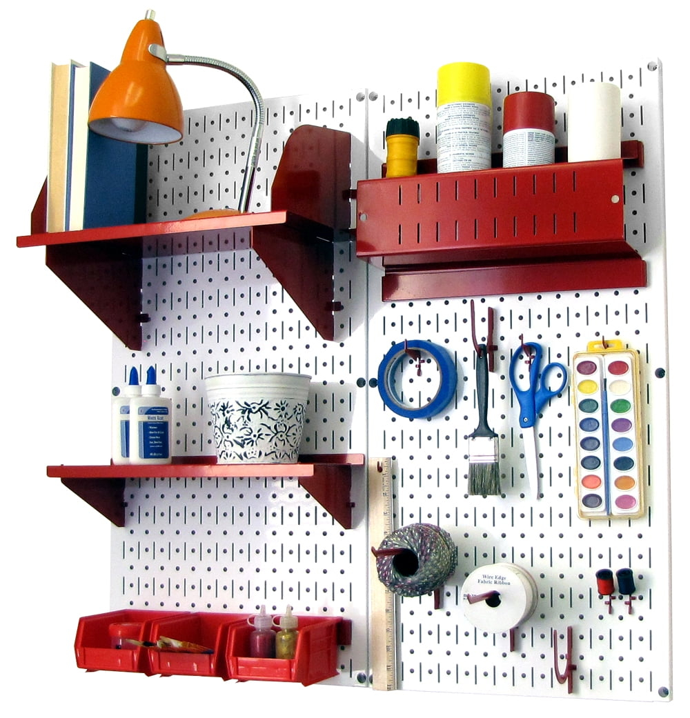 Hobby Craft Pegboard Organizer Storage Kit