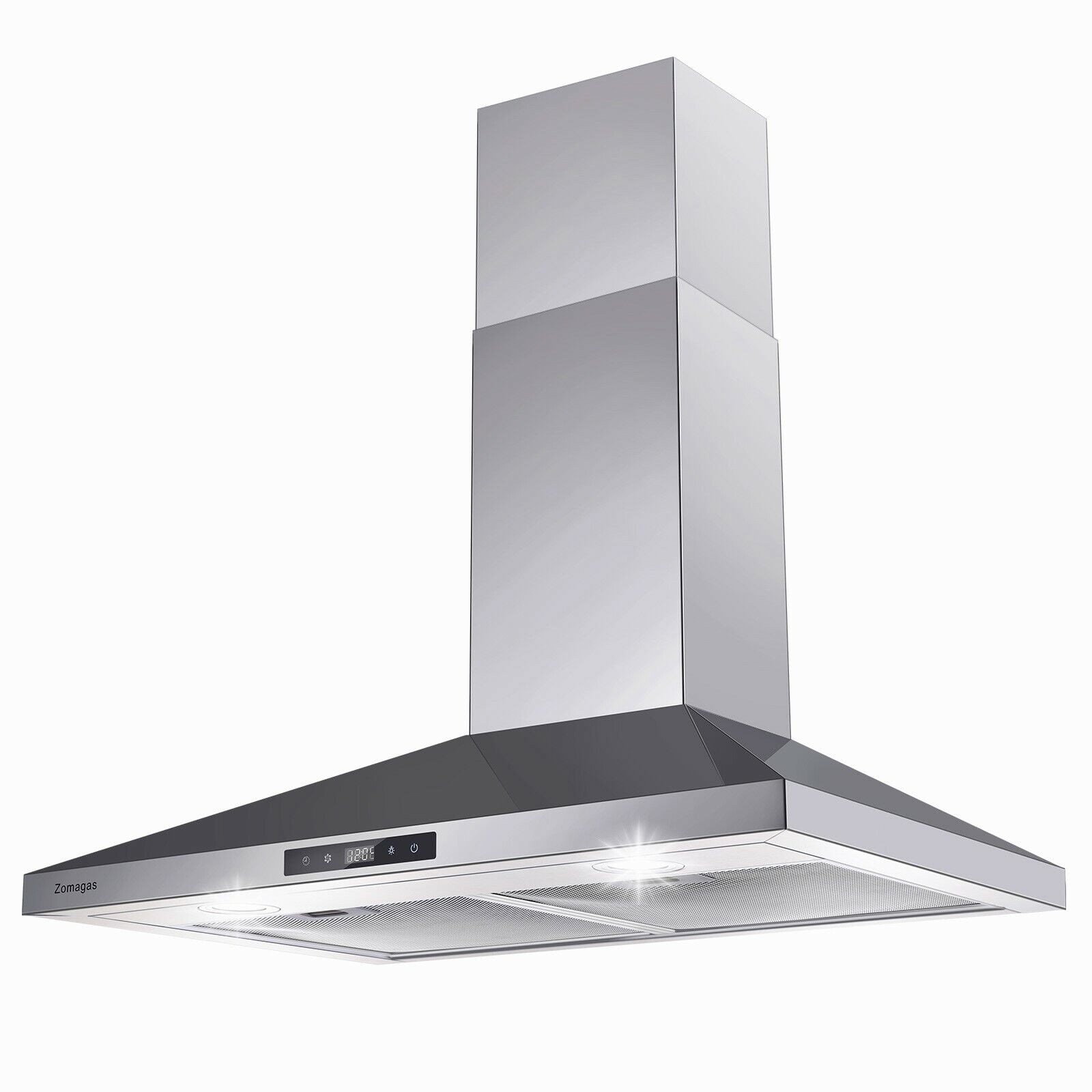 Wall Mount Range Hood 30 inch Stainless Steel Stove Hood Ducted Ductless Vent Hood Touch Control Hood