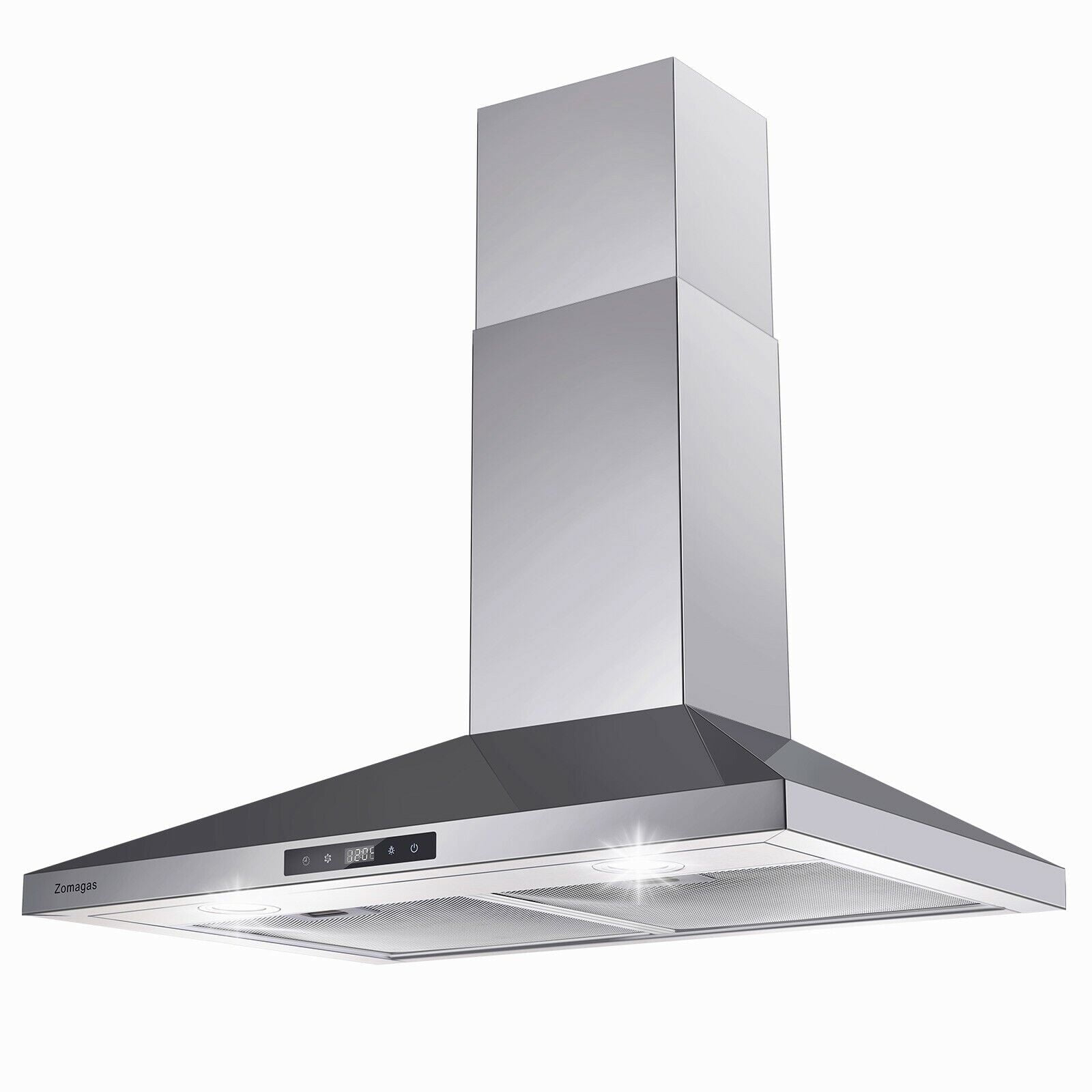 Wall Mount Range Hood 30 inch Stainless Steel Stove Hood Ducted Ductless Vent Hood Touch Control Hood