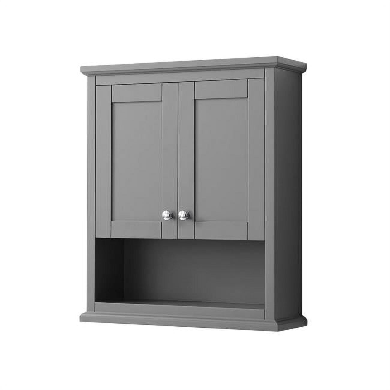 Wyndham Collection Avery Solid Wood Wall Over The Toilet Storage