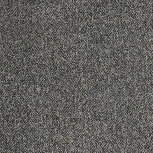 Wallace & Bay Bright Charcoal Tweed and Faux Leather Sectional with Cozy Fabrics And Deep Seating