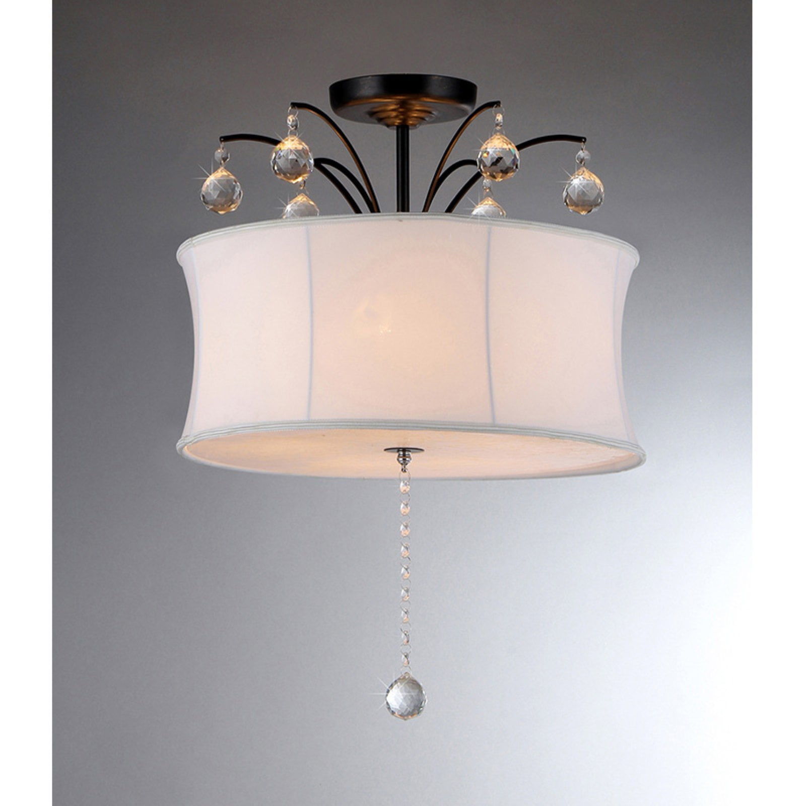 Warehouse of Tiffany Crystal Fountain Pendant Lamp