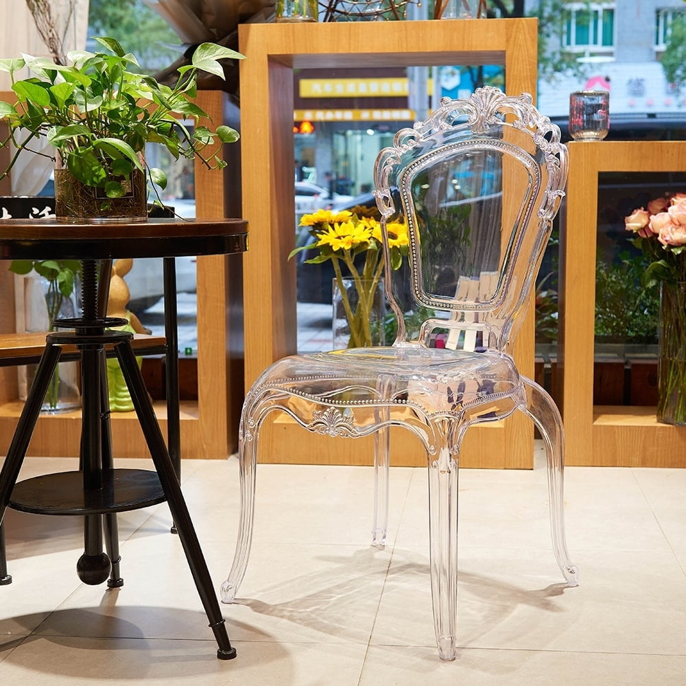 Warehouse of Tiffany Gittel Clear Acrylic Dining Chair (Set of 2) Clear