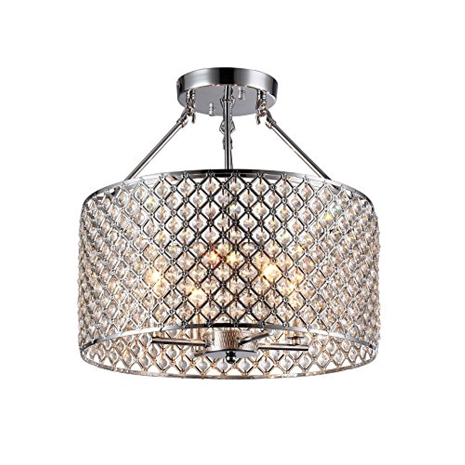 Kirsten Crystal Semi-Flush Mount