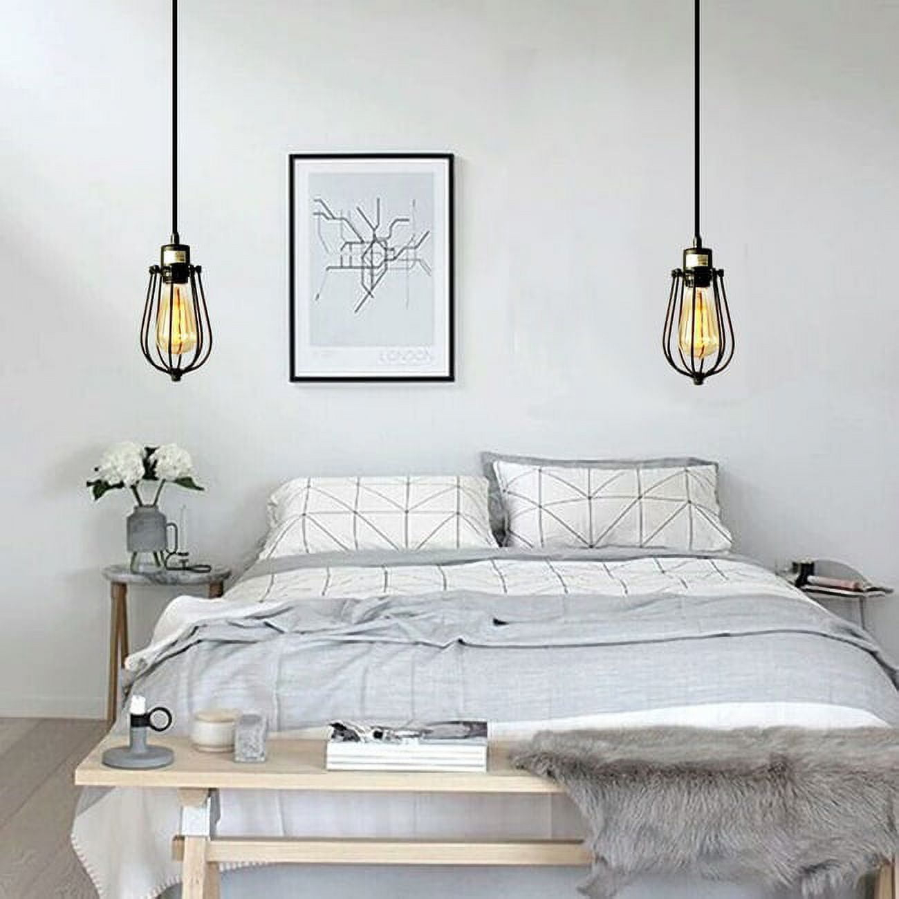 Warehouse of Tiffany Priscilla Single-light Edison Pendant