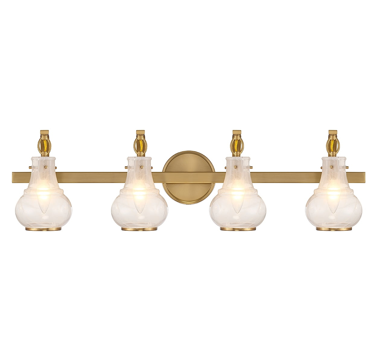 Savoy House Adams 4 - Light Vanity in  Warm Brass