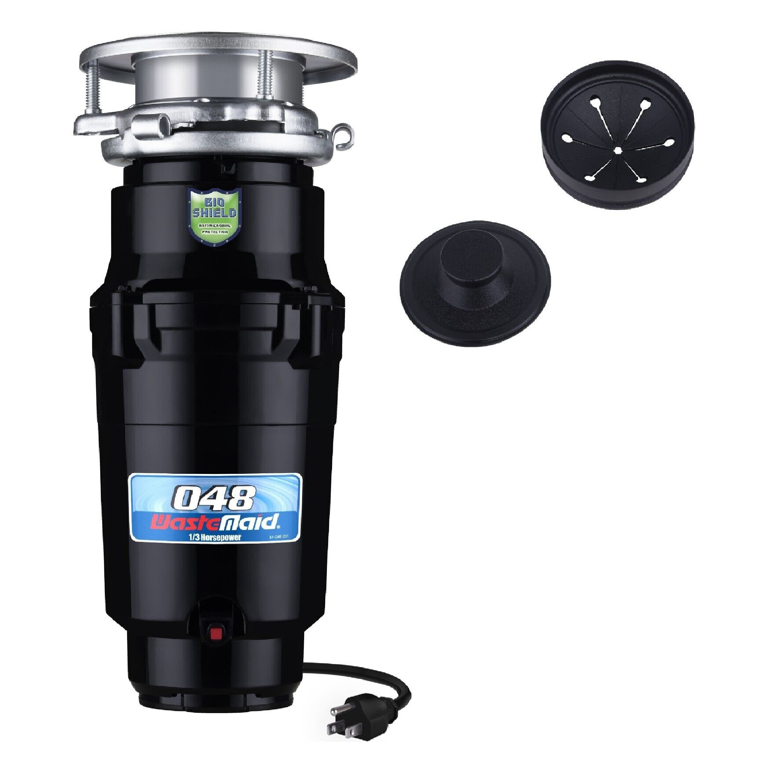 Waste Maid 1/3 HP Continuous Feed Corded Garbage Disposal 10-US-WM-048-3B