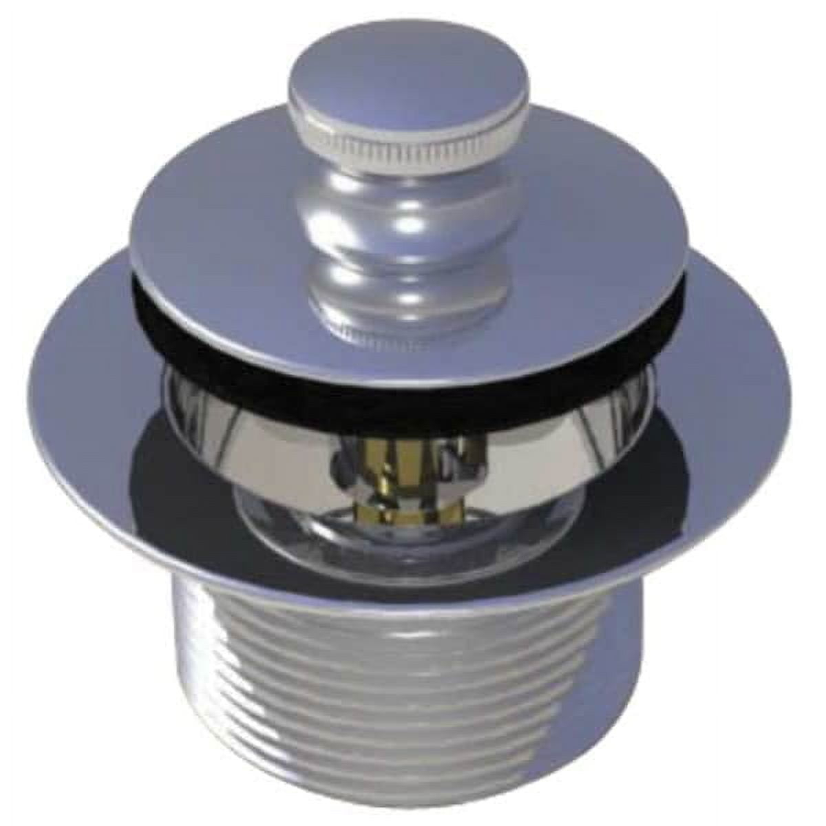 Watco Drain Stopper,2 in Dia,Brass, Plastic 58301-CP