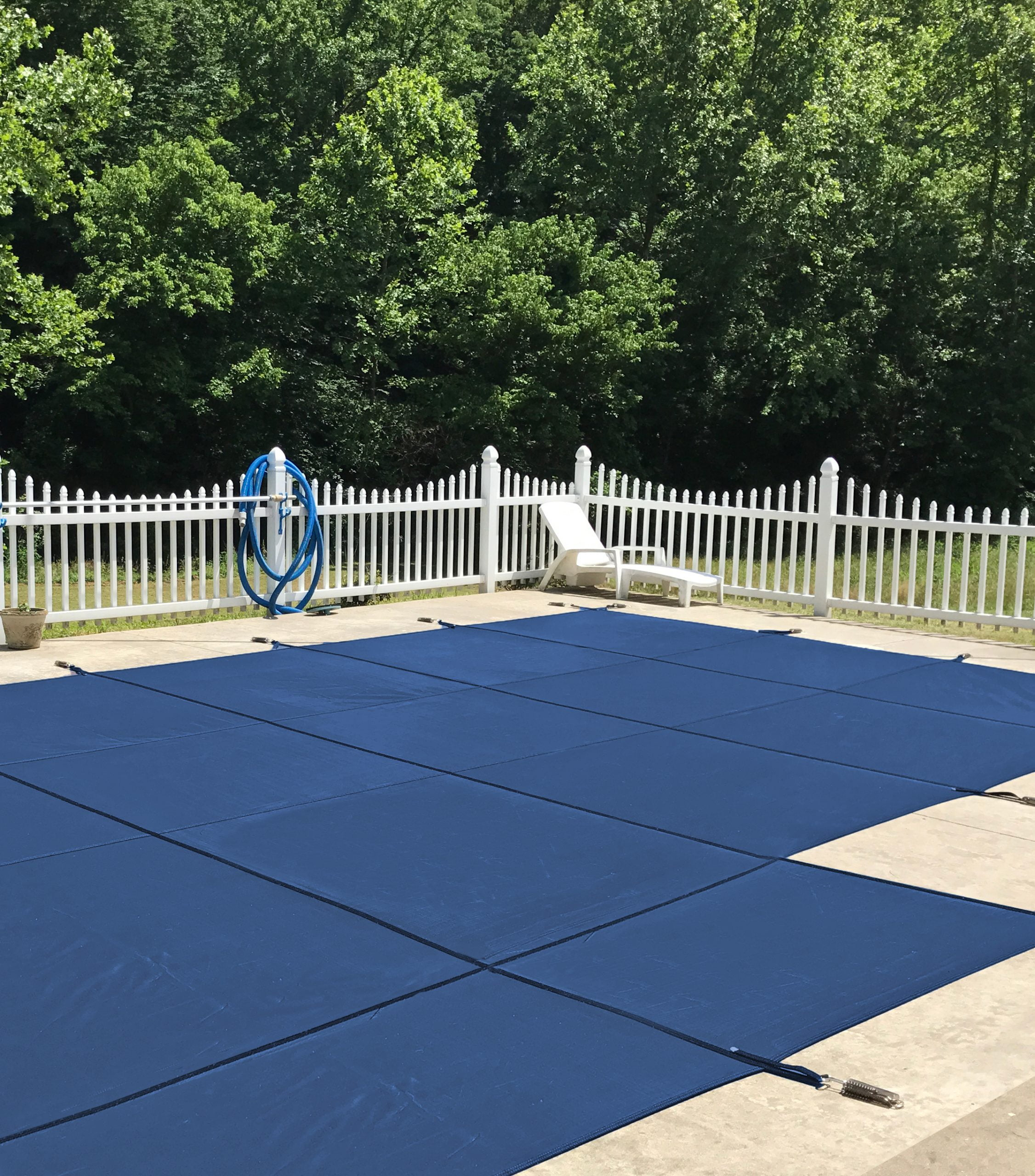 WaterWarden in-Ground Pool Safety Cover Rectangle, Fits 16' x 32'+4' x 8', 1 Foot Offset Left, UL Classified to ASTM F1346