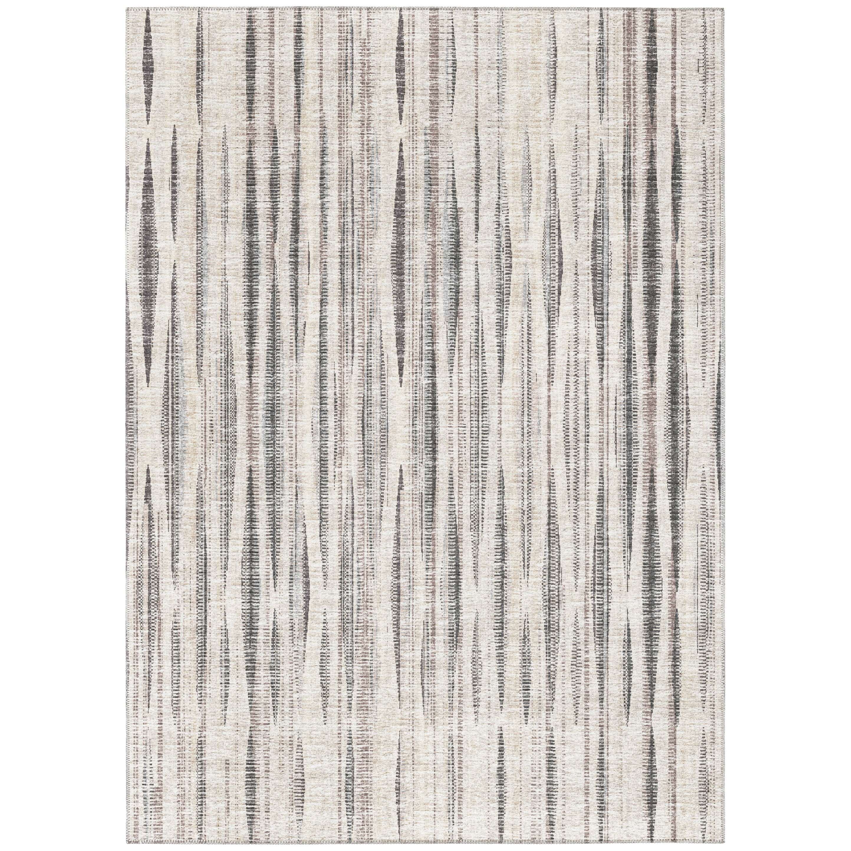 Addison Rugs Indoor/Outdoor Waverly Modern Stripes Washable Rug 3' x 5' - Beige
