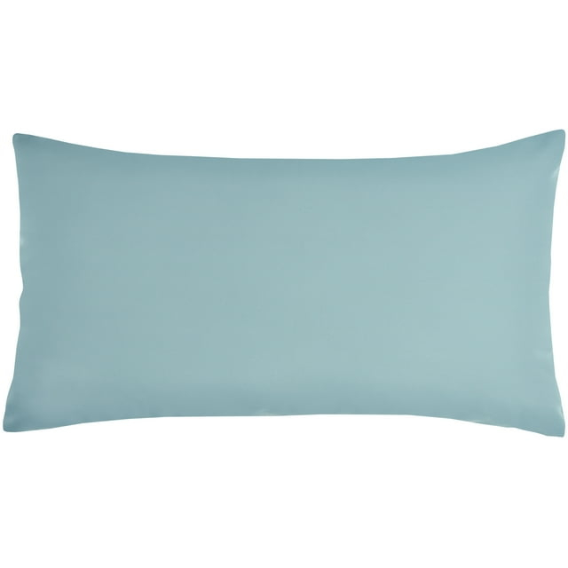 Waverly Pillows Solid Rvs Wash Ind/O Turquoise 12" x 21" Throw Pillow
