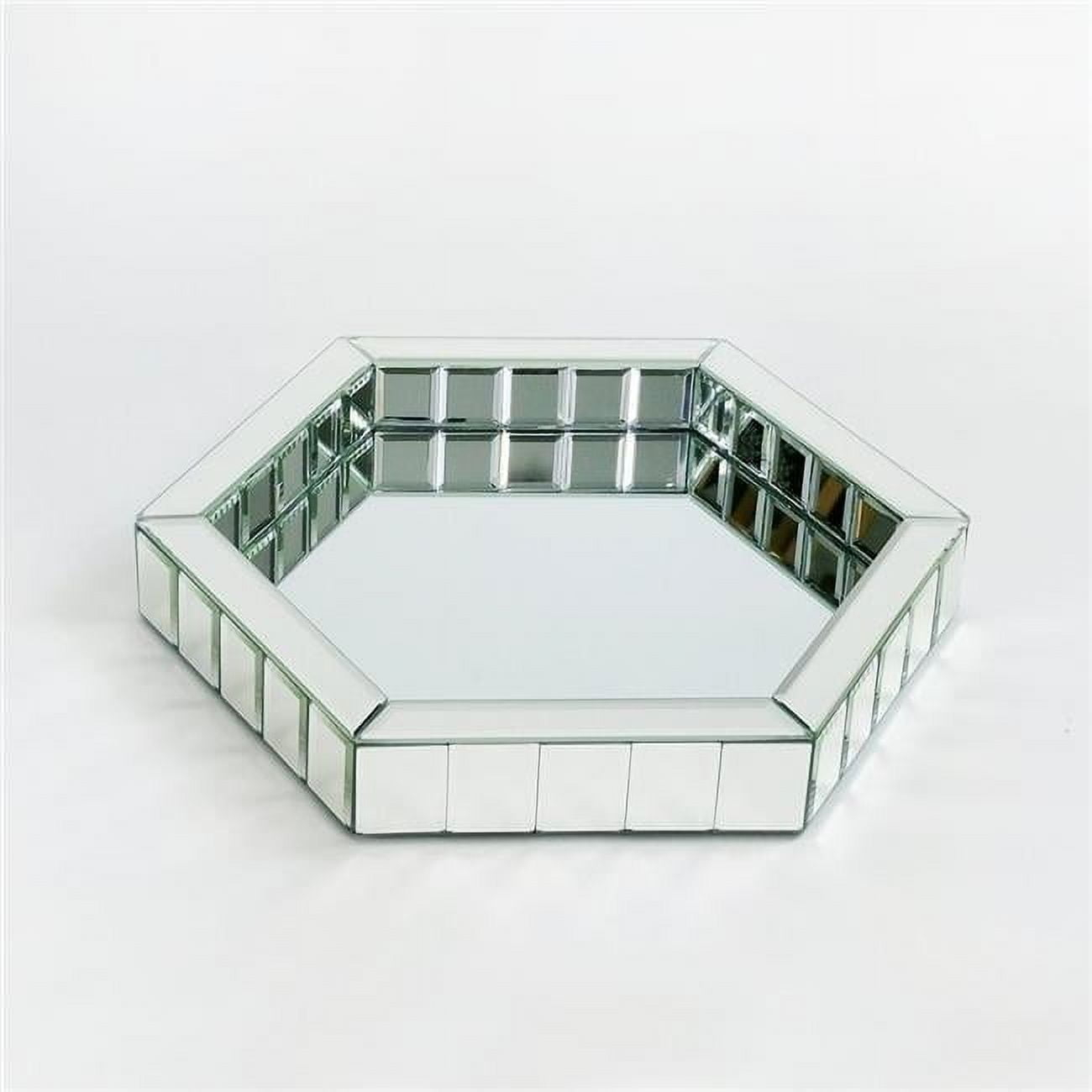 Wayborn MB207 14 x 12 x 2 in. Beveled Mirror Tray, Mirror