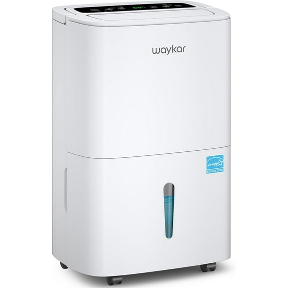 Waykar  7000 Sq. Ft Dehumidifier for Home and Basement,150 Pints Off-White