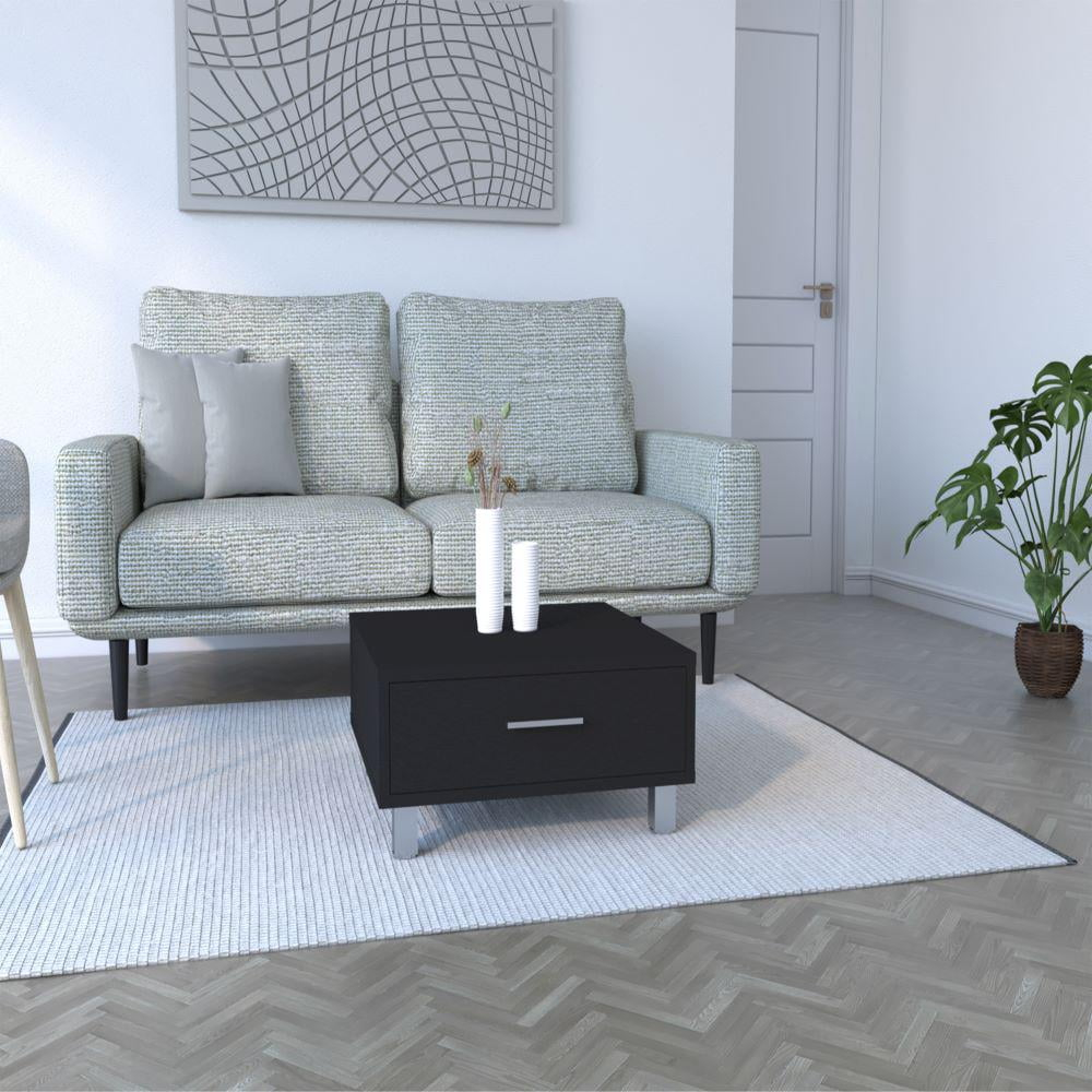 We Have Furniture Coffee Table Albuquerque, One Drawer, Black Wengue Finish