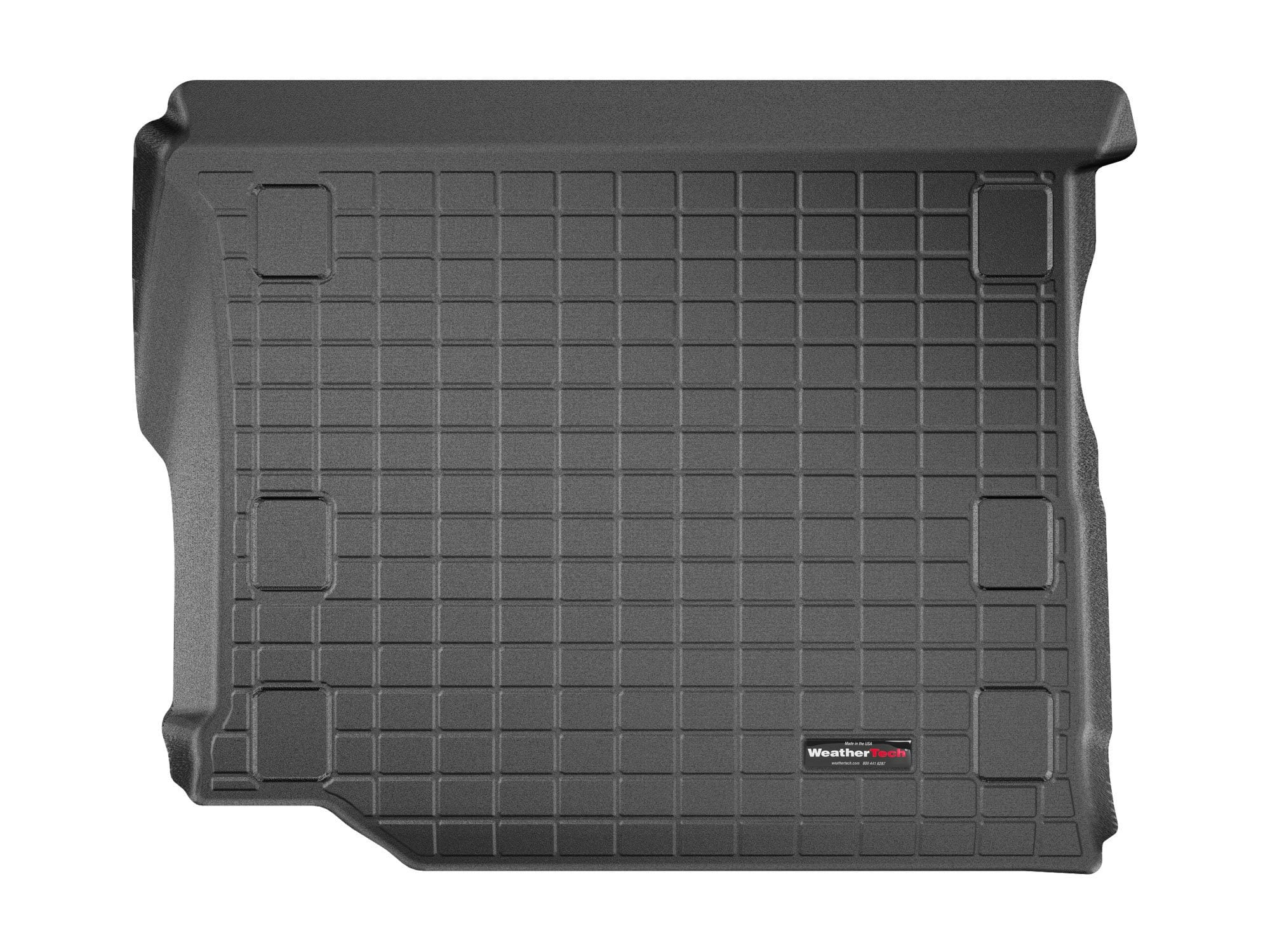 WeatherTech Cargo Trunk Liner compatible with Jeep Wrangler 4-Door, Wrangler Unlimited 4-Door, Wrangler Unlimited Rubicon 392, Wrangler 4-Door Rubicon 392 - Behind 2nd Row Seating Black