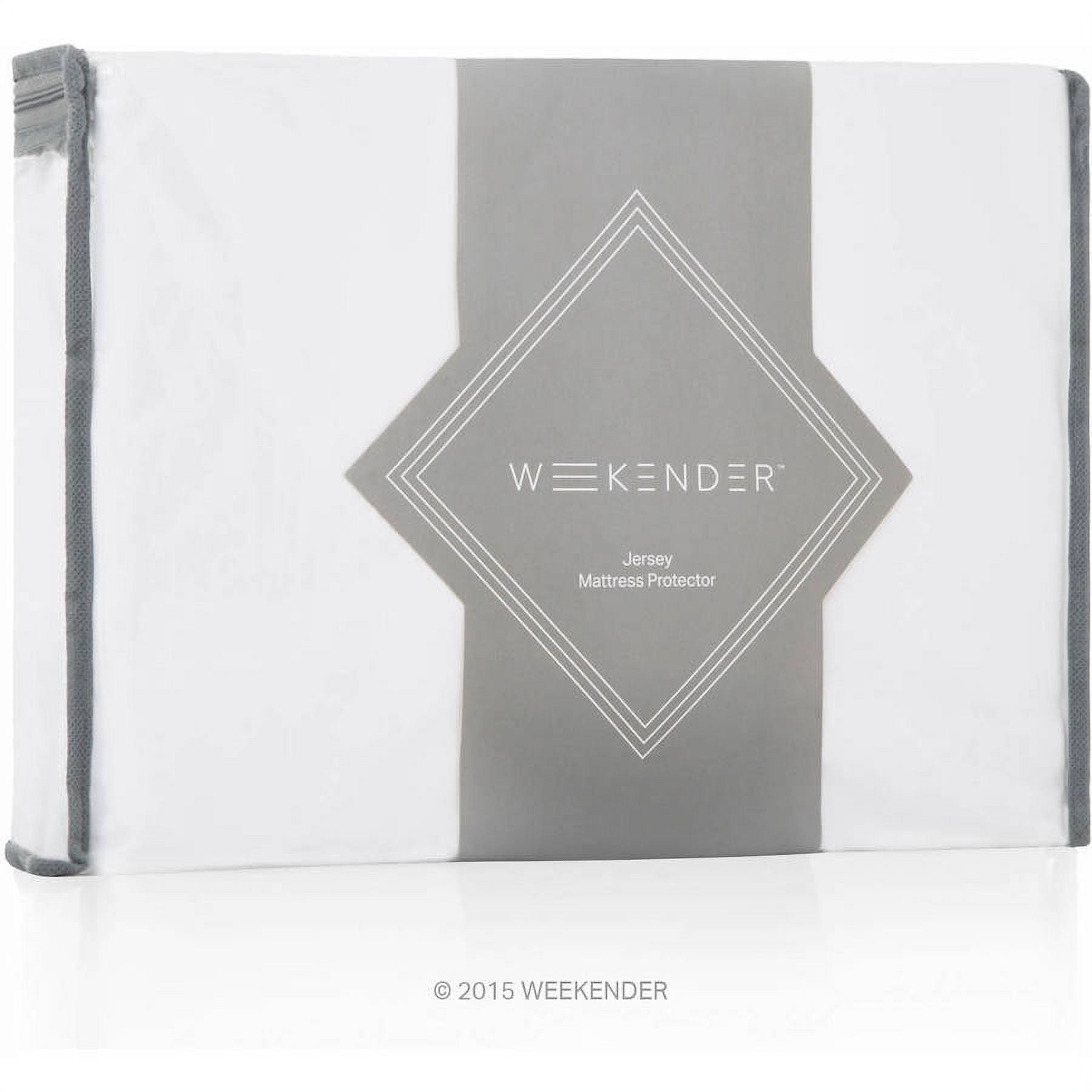 Weekender Jersey Waterproof Fitted Mattress Protector, Twin