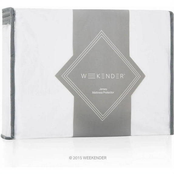 Weekender Jersey Waterproof Fitted Mattress Protector, Twin