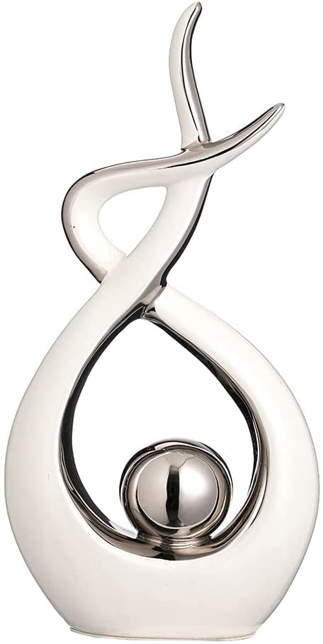 Home Decor Modern Abstract Art Ceramic Statue Table Decorations for Dining Room Living Room Office Centerpiece