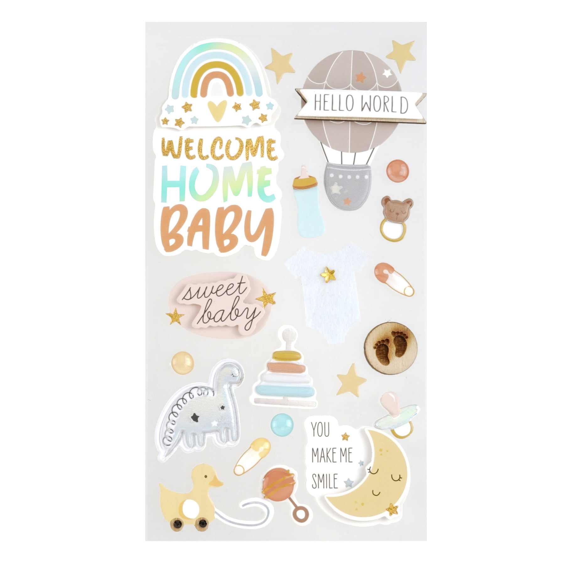 Welcome Baby Dimensional Stickers by Recollections™