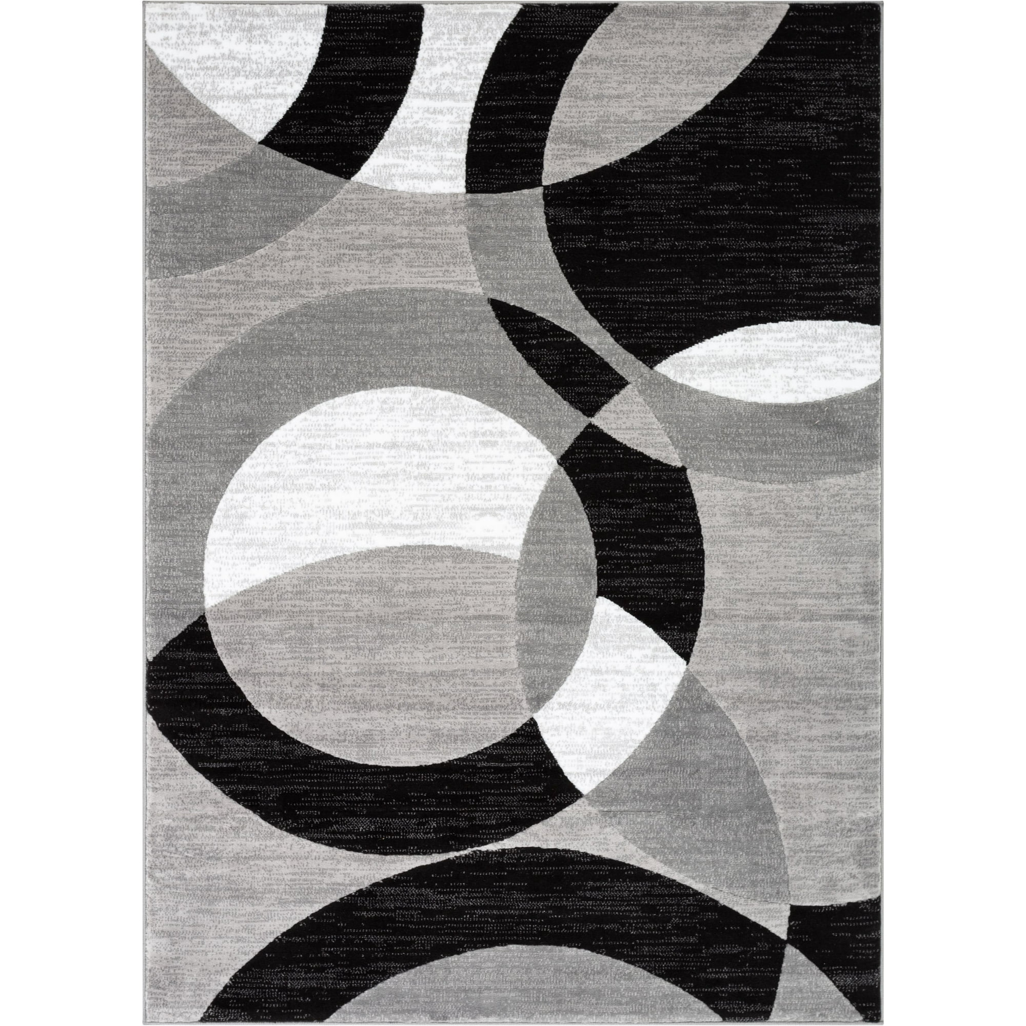 Well Woven Dulcet Bingo Modern Geometric Grey 3'11" x 5'3" Area Rug