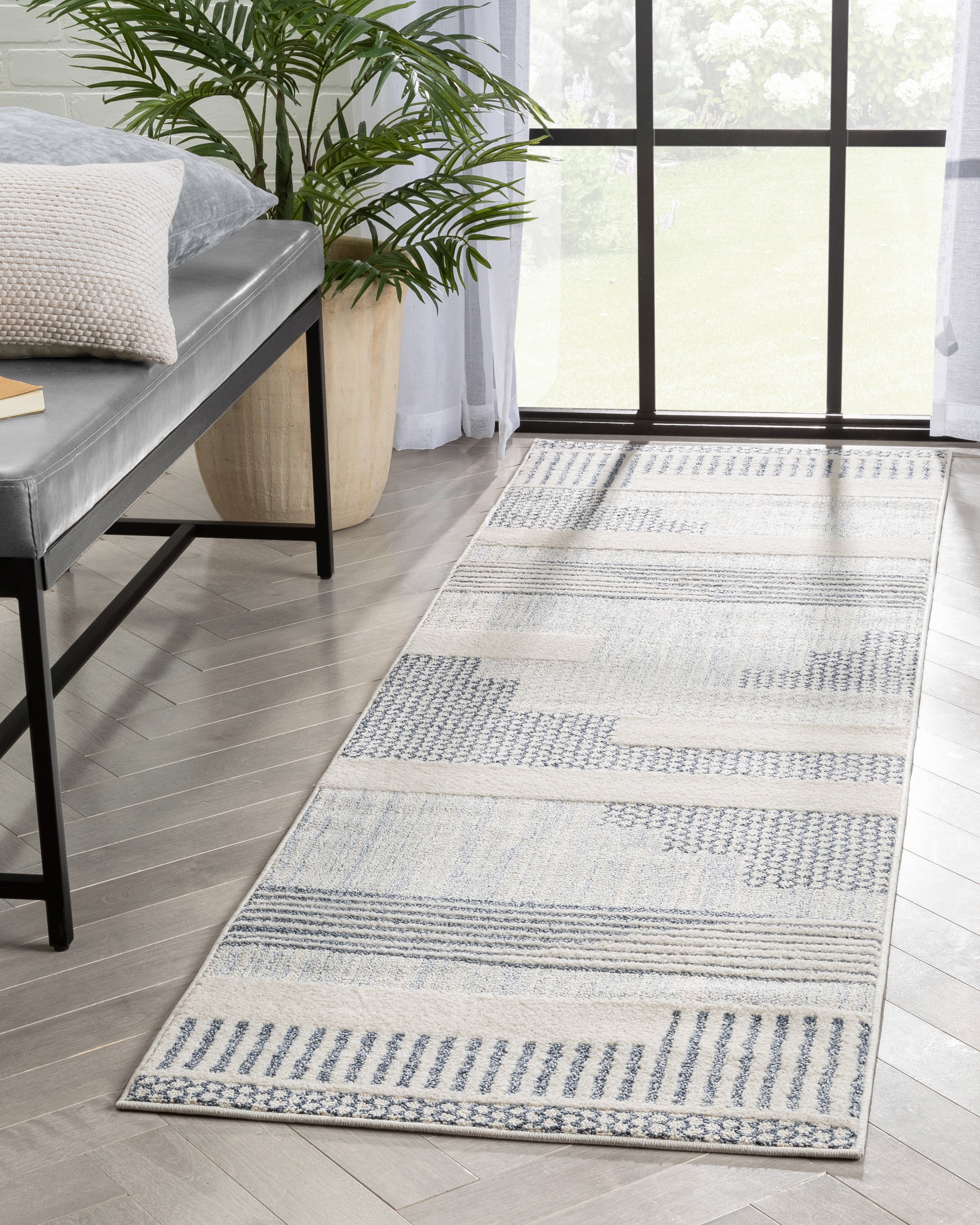 Well Woven Harlow Contemporary Geometric Runner Rug, 27 in x 87 in