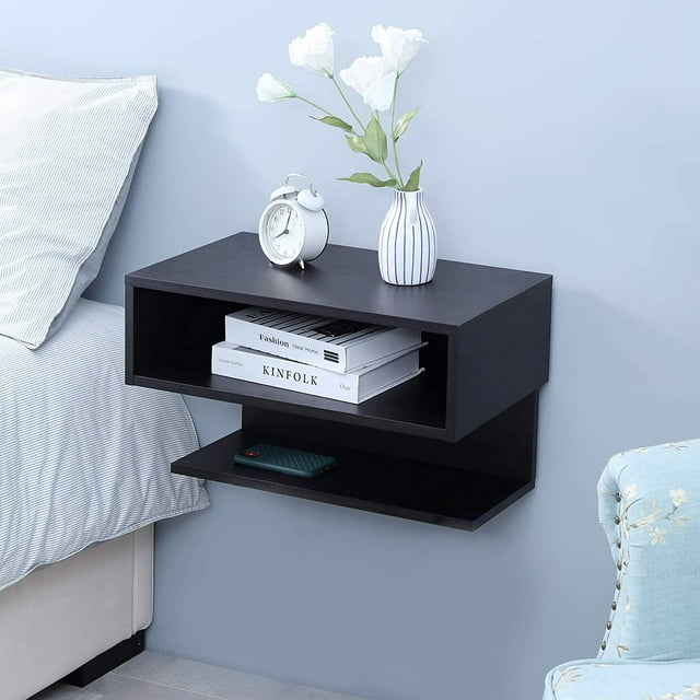 Welland 11" x 22" Wood Floating Shelf