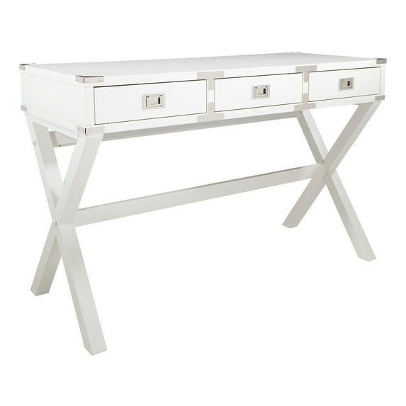 Wellington 46" Desk with Power in White Finish