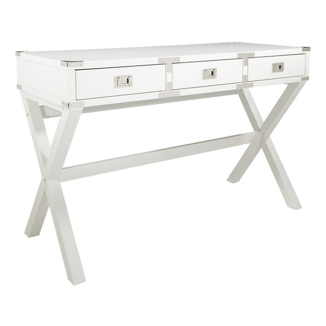 Wellington 46" Desk with Power in White Finish