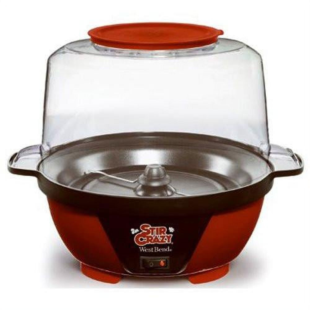 West Bend 82505 Stir Crazy Popcorn Popper 6-Quart