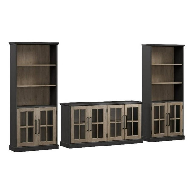 Westbrook 60W TV Stand for 75 Inch TV with Bookcases by Bush Furniture