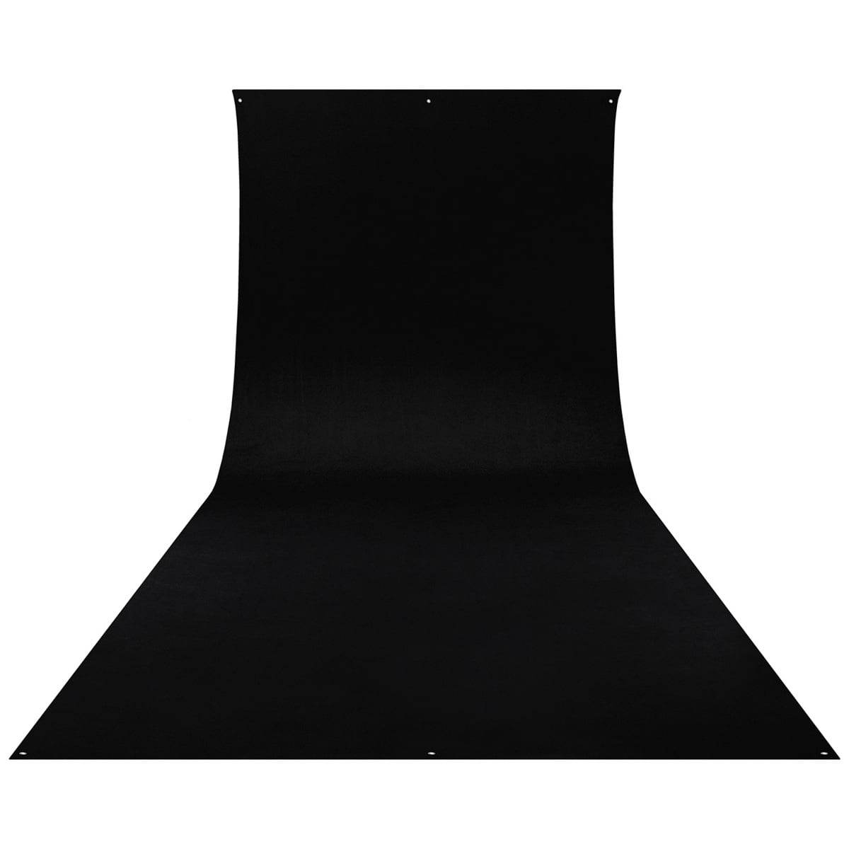Westcott 9x20 Feet Wrinkle Resistant Cotton Background, Rich Black