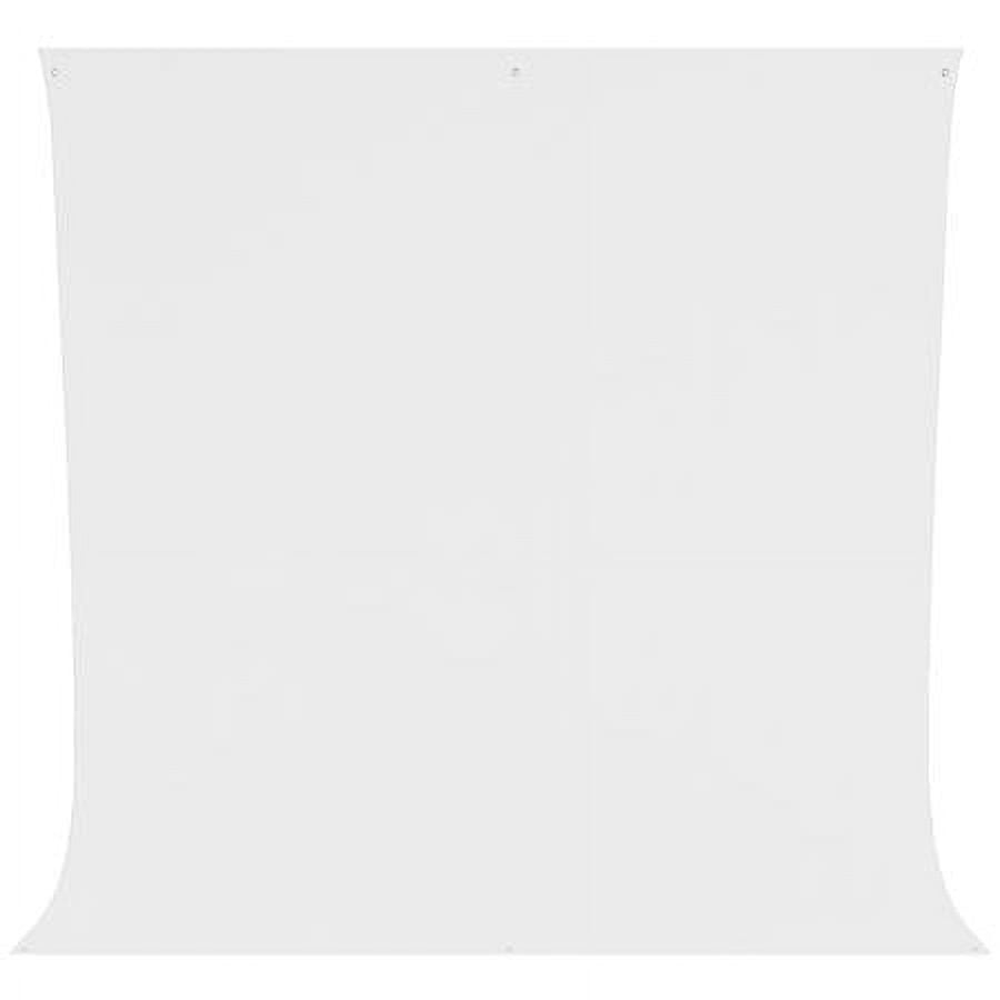 Westcott 9 x 10 Feet Wrinkle Resistant Cotton Background, Hi Key White