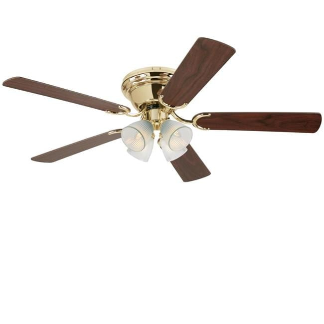 Westinghouse Contempra IV 52 in. Polished Brass Brown LED Indoor Ceiling Fan