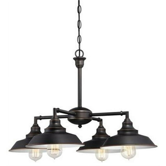 Iron Hill 4-Light Oil Rubbed Bronze Chandelier