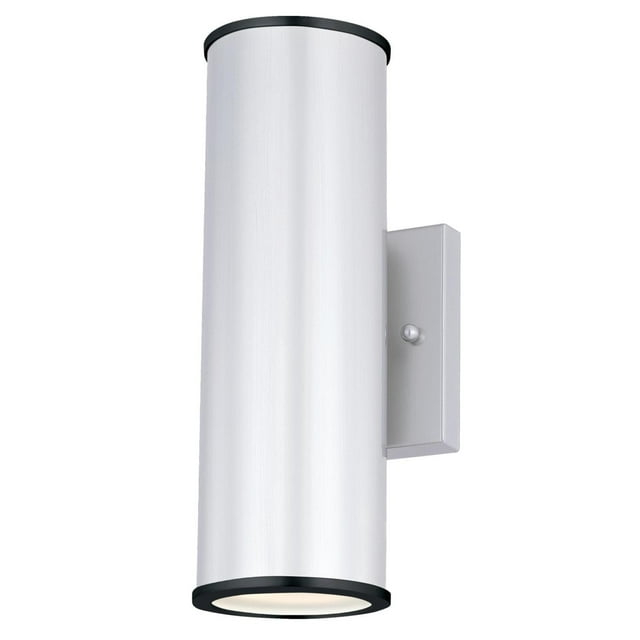 Westinghouse Lighting Westinghouse Mayslick One-Light Dimmable LED Outdoor Wall Fixture 17 Nickel Luster 2-Light (Up & Down) Nickel Brushed